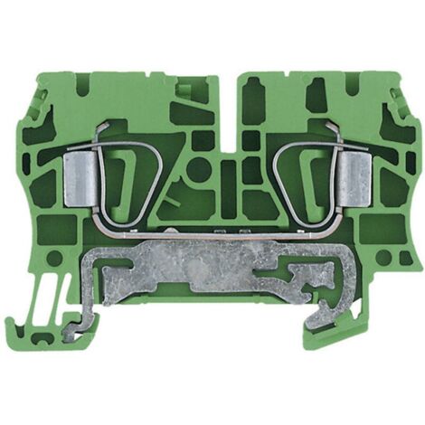 Bloc de jonction de protection Weidmüller ZPE 4 1632080000-1 vert-jaune 1 pc(s) D15735