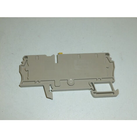 Bloc de jonction de test sectionnable beige 3 connections fil 2,5mm² raccordement ressort ztr 2.5/3an WEIDMULLER 8731720000