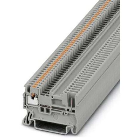 Bloc de jonction de traversée Phoenix Contact PT 1, 0.14 1.5mm², Enfichable, Gris ( Prix pour Paquet de 50 )