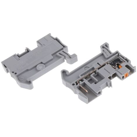 Bloc de jonction de traversée Phoenix Contact PT 2.5/1P, 0.14  4mm², Enfichable, Gris ( Prix pour Paquet de 10 )