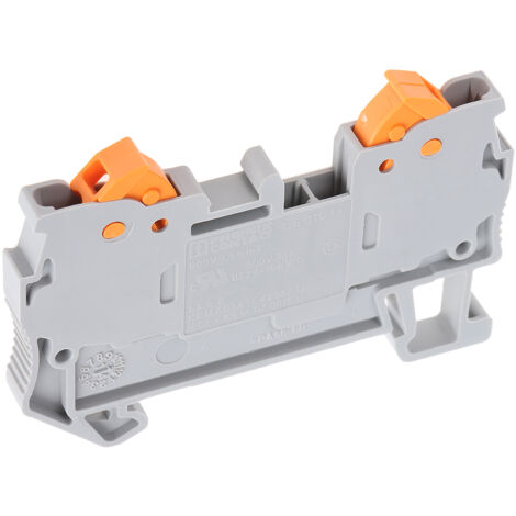 Bloc de jonction de traversée Phoenix Contact QTC 1.5, 0.25  1.5mm², Connexion rapide, Gris ( Prix pour Paquet de 5 )