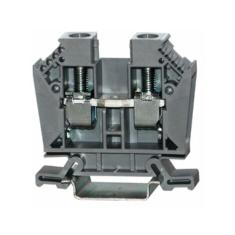 Bloc de jonction de traversée RS PRO, 25mm², Cage à ressort, Gris ( Prix pour Boîte de 5 )