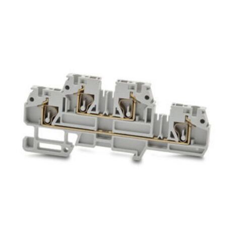 Bloc de jonction de traversée RS PRO, 2.5mm², Cage à ressort, Gris ( Prix pour Boîte de 5 )