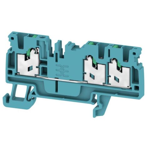 Bloc de jonction de traversée Weidmuller AS3C 2.5 BL, Enfichable, Bleu ( Prix pour Paquet de 10 )