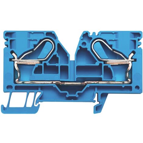 Bloc de jonction de traversée Weidmuller P, 2.5 16mm², Enfichable, Bleu ( Prix pour Paquet de 5 )
