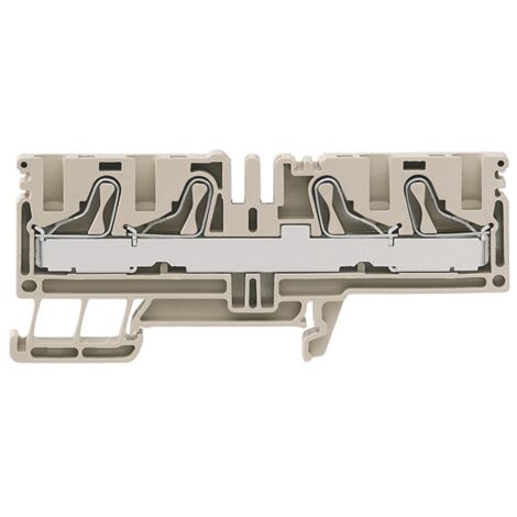 Bloc de jonction de traversée Weidmuller P, Enfichable, Beige foncé ( Prix pour Paquet de 5 )
