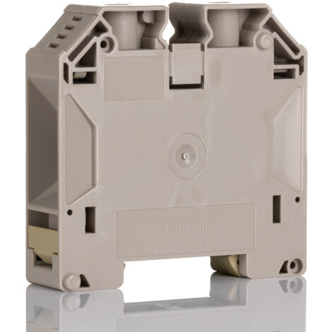 Bloc de jonction de traversée Weidmuller W, 10 70mm², A visser, Beige foncé ( Prix pour 1 )