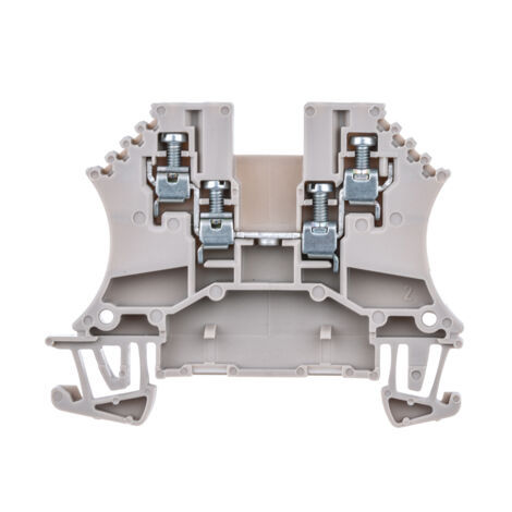 Bloc de jonction de traversée Weidmuller WDU, 1.5mm², A visser, Marron ( Prix pour Paquet de 5 )