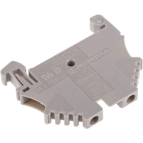 Bloc de jonction de traversée Weidmuller WDU, 2.5mm², A visser, Marron ( Prix pour Paquet de 10 )
