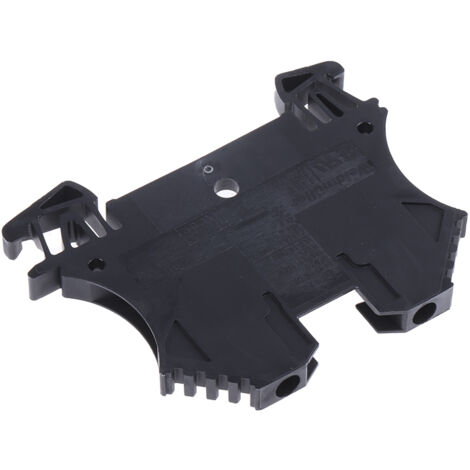 Bloc de jonction de traversée Weidmuller WDU, 2.5mm², A visser, Noir ( Prix pour Paquet de 10 )