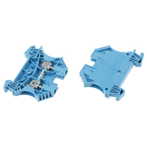 Bloc de jonction de traversée Weidmuller WDU, 4mm², A visser, Bleu ( Prix pour Paquet de 10 )