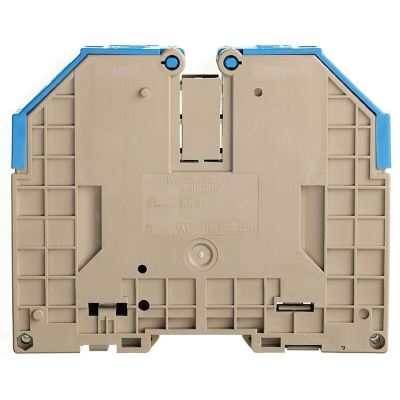 Bloc de jonction de traversée Weidmuller wdu, 95mm², a visser, Bleu ( Prix pour 1 )