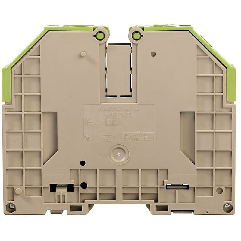 Bloc de jonction de traversée Weidmuller wdu, 95mm², a visser, Marron ( Prix pour 1 )