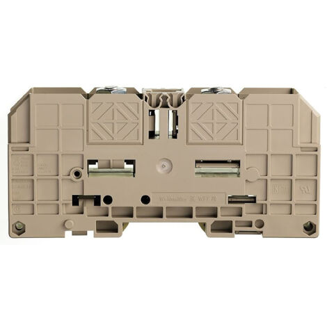 Bloc de jonction de traversée Weidmuller WFF, A visser, Beige ( Prix pour 1 )