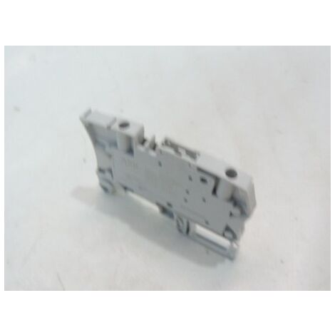 Bloc de jonction gris pour fil souple 4mm² 2 contacts à vis ZS4-SP-R1 ABB 1SNK506313R0000