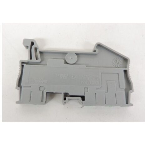 Bloc de jonction passant 3 points pour fil souple 2,5mm² gris raccordement bornes push-in SCHNEIDER NSYTRP23