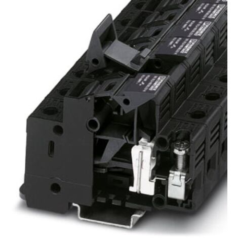 Bloc de jonction porte-fusible Phoenix Contact UK 10,3-HESI 1000V 3211236 noir 10 pc(s) D96197