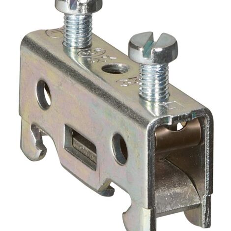 Bloc de jonction pour conducteur de protection à vis viking 3 avec 1 jonction bloc nu section 35mm² pas 15mm LEGRAND 037176