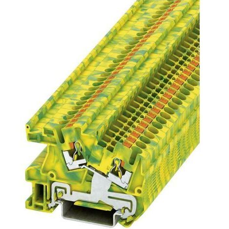 Bloc de jonction pour conducteur de protection d'installation Contenu: 1 pc(s) Phoenix Contact PTI 2,5-PE 3213962 D14943