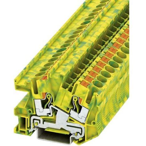 Bloc de jonction pour conducteur de protection d'installation Contenu: 1 pc(s) Phoenix Contact PTI 6-PE 3213966 D14528