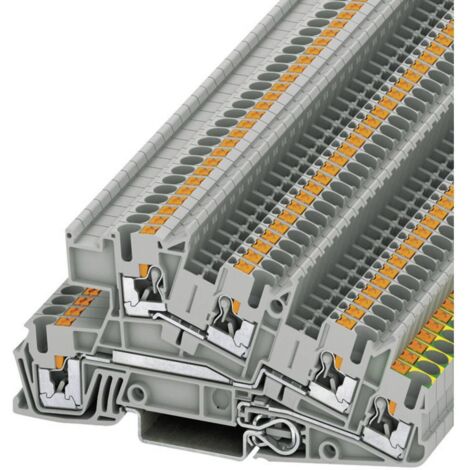 Bloc de jonction pour conducteur de protection d'installation PTI 2,5-PE/L/L Contenu: 1 pc(s) Phoenix Contact PTI 2,5-PE/L/L 3213949 D18022