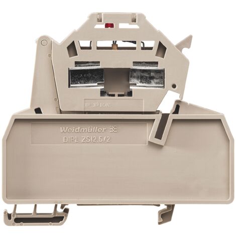 Bloc de jonction rail DIN à fusible Weidmuller Z, Cage à ressort, Beige ( Prix pour 1 )