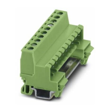 Bloc de jonction rail DIN Phoenix Contact MSTBHK 2.5/10-G-5.08, A visser ( Prix pour 1 )