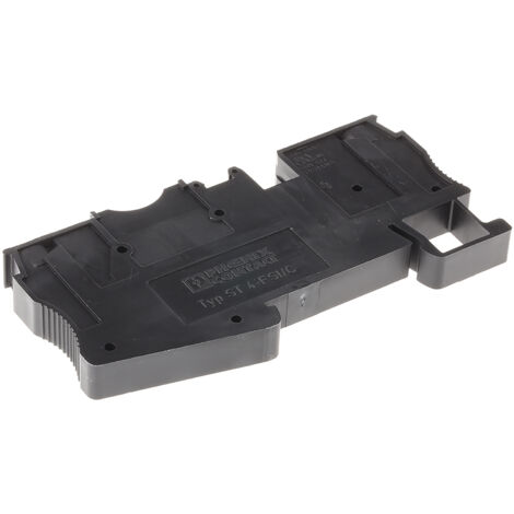 Bloc de jonction rail DIN Phoenix Contact ST 4-FSI/C, 0.08 4mm², Fixation à ressort, Noir ( Prix pour 1 )
