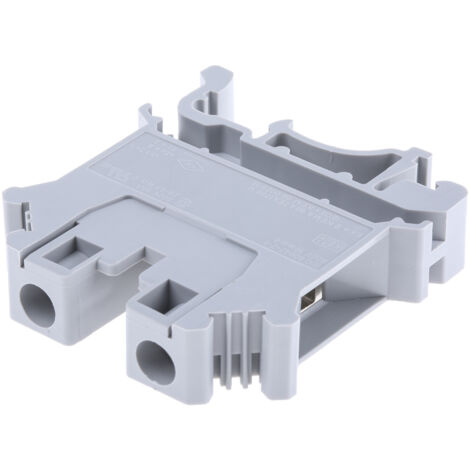 Bloc de jonction rail DIN Phoenix Contact UK 10 N, 0.5  10mm², A visser, Gris ( Prix pour Paquet de 10 )