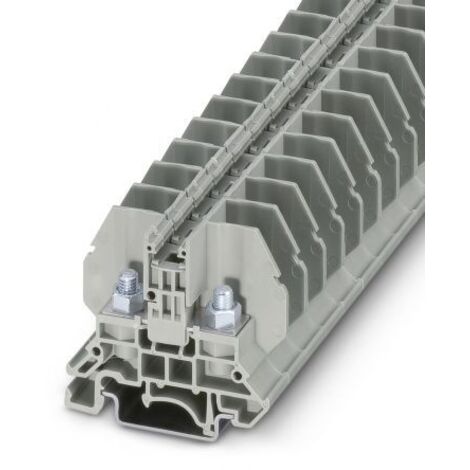 Bloc de jonction rail DIN sans fusible Phoenix Contact RBO 5, 6mm², Boulon, Gris ( Prix pour 1 )