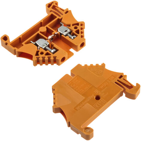 Bloc de jonction rail DIN Weidmuller W ( Prix pour Paquet de 10 )