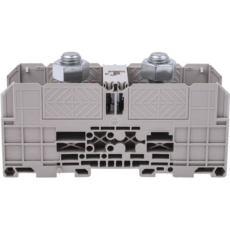 Bloc de jonction rail din Weidmuller wff, 25 240mm², Boulon, Beige foncé ( Prix pour 1 )