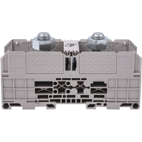 Bloc de jonction rail DIN Weidmuller WFF, 25  240mm², Boulon, Beige foncé ( Prix pour 1 )
