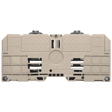Bloc de jonction rail DIN Weidmuller WFF, 25  240mm², Boulon, Beige foncé ( Prix pour 1 )