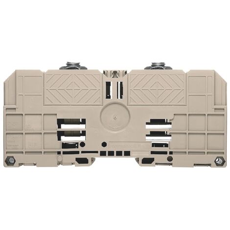 Bloc de jonction rail DIN Weidmuller WFF, 2.5 50mm², Boulon, Beige foncé ( Prix pour 1 )