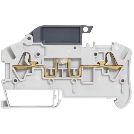 Bloc de jonction sectionnable à ressort viking 3 avec 1 jonction 2 conducteurs pour circuit standard Gris LEGRAND 037283