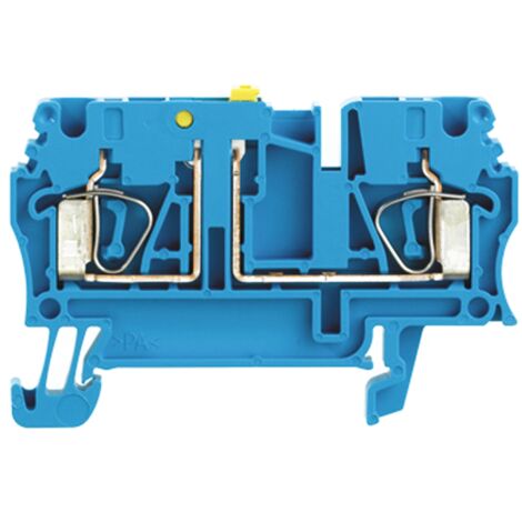 Bloc de jonction sectionnable Weidmuller Z, 2.5mm², Cage à ressort, Bleu ( Prix pour Paquet de 5 )