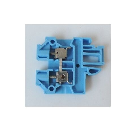 Bloc de jonction traversant pour fil souple 2.5mm² 800V 24A 2 raccordements vissé rail G SAK 2.5 BL WEIDMULLER 0279680000