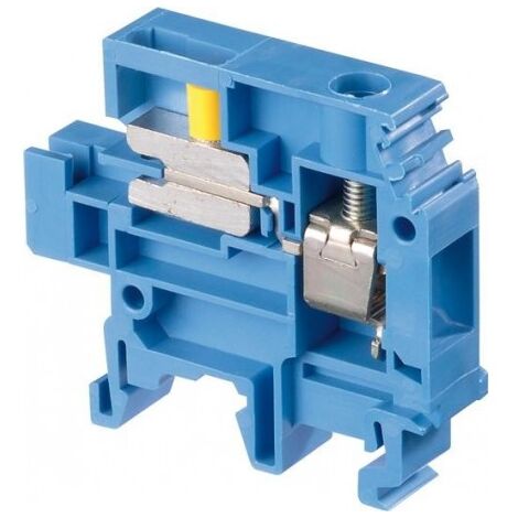 Bloc de jonction vissé bleu pour fil souple 10mm² neutre M10/10.NT ABB 1SNA125121R0600