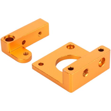 Bloc de montage en aluminium anodisé pour extrudeuse d'imprimante 3D - Support DIY et accessoires