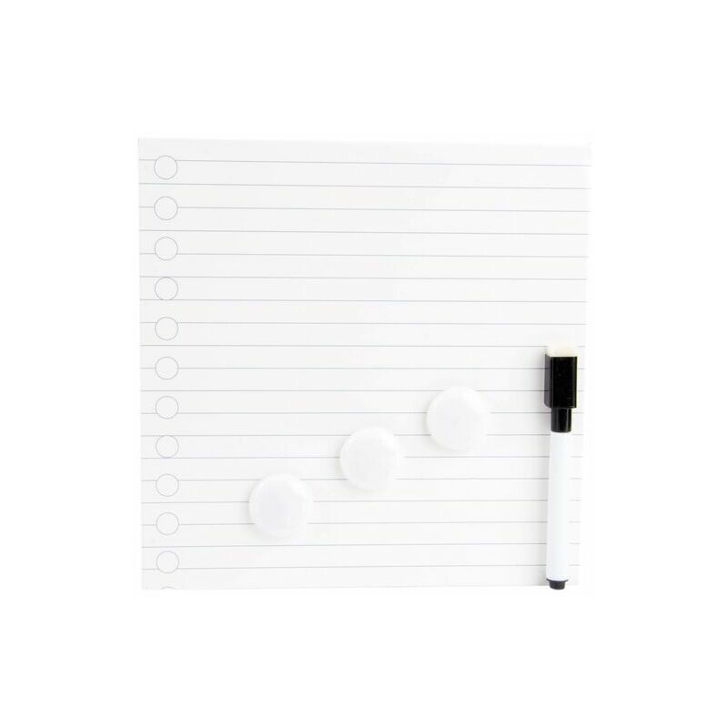 

Bloc de Notas Imantado DKD Home Decor Madera (19.5 x 19.5 x 3 cm)