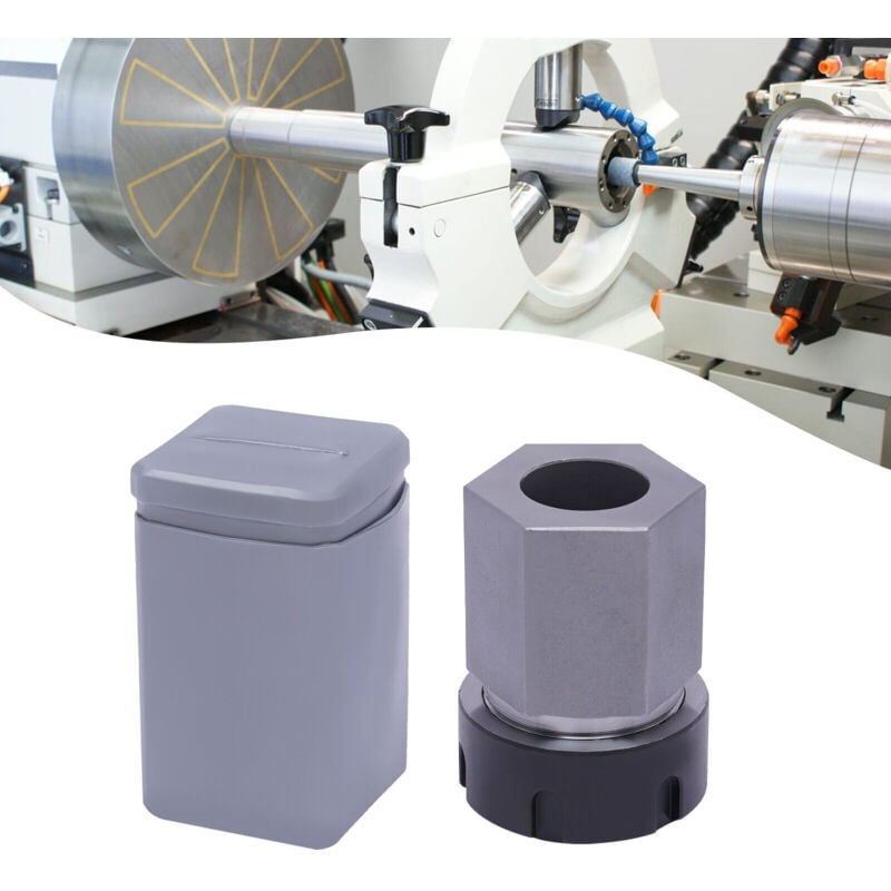 Gojoy - Bloc de pince hexagonale ER-32 bloc de pince en acier à grande vitesse pour tour