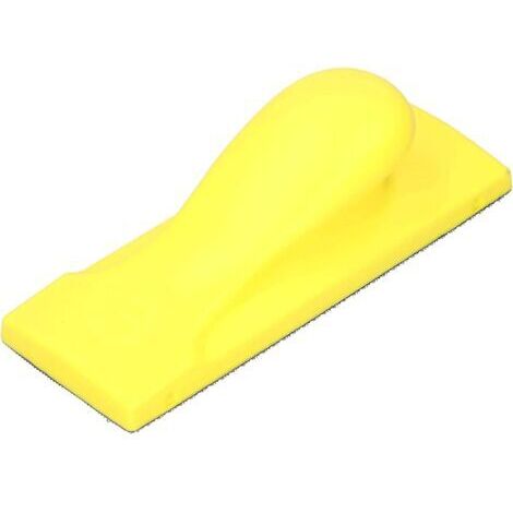 Bloc de ponçage à la main rectangulaire auto-adhésif tampon de papier abrasif outil de polissage du bois adapté au polissage