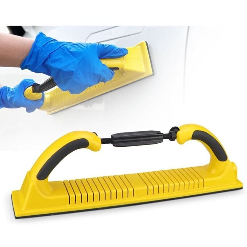 SNQ - Bloc de ponçage manuel flexible à rayon réglable pour longboard, blocs de ponçage flexibles, outil de réparation de blocs de ponçage manuels