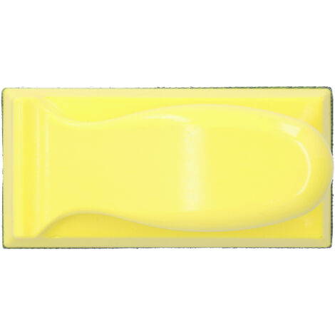 Bloc de Ponçage Rectangulaire en Mousse PU avec Fixation Velcro pour Lissage et Rénovation