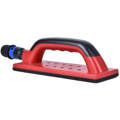 Bloc de ponçage sans poussière Bloc de ponçage à main Bloc de ponçage en plastique carré avec fixation auto-agrippante Bloc de ponçage à main en éponge Outil de meulage