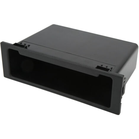 Bloc de Rangement pour Autoradio 1 DIN MAZDA - Boîte de Stockage pour Tableau de Bord Noir
