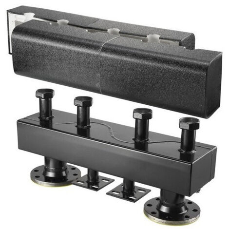 BLOC DE REPARTITION ISOLE, DN40/50, 2 CIRCUITS