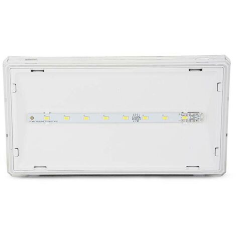 Bloc de secours LED EXIT S 350 lumens IP42 Awex  Transparent