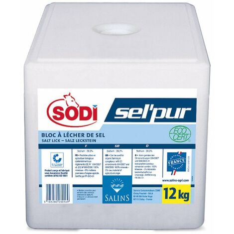 Bloc De Sel Bio à Lécher 12kg